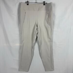 ATHLETA Women's Peak Hybrid Fleece Lined Tight High Waisted Nylon Legging XL